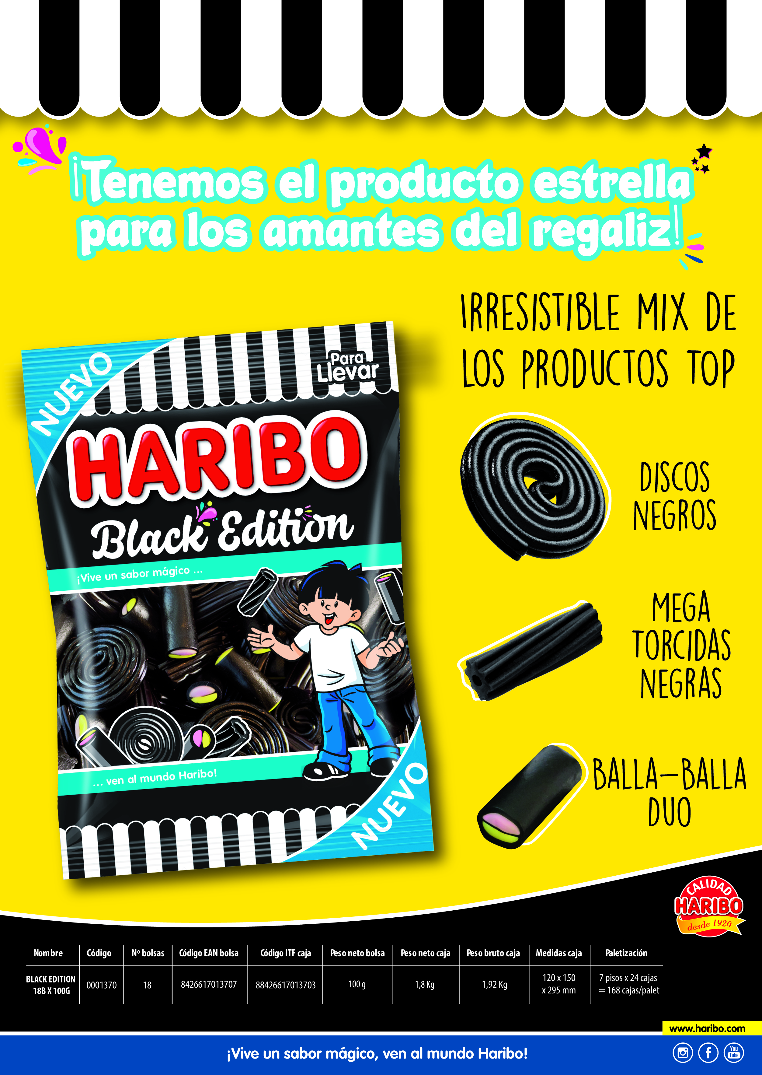 Haribo Black Edition 100g